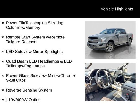 Used 2020 Ford F150 Lariat w/ Equipment Group 502A Luxury AWD/4WD image 31