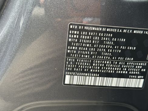 Used 2024 Volkswagen Tiguan S AWD/4WD image 24