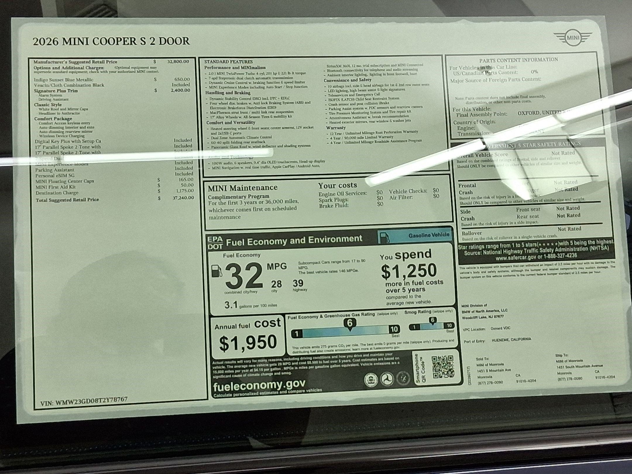 New 2026 MINI Cooper S FWD image 31