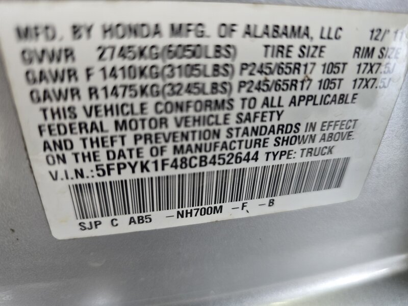 Used 2012 Honda Ridgeline RTS image 35