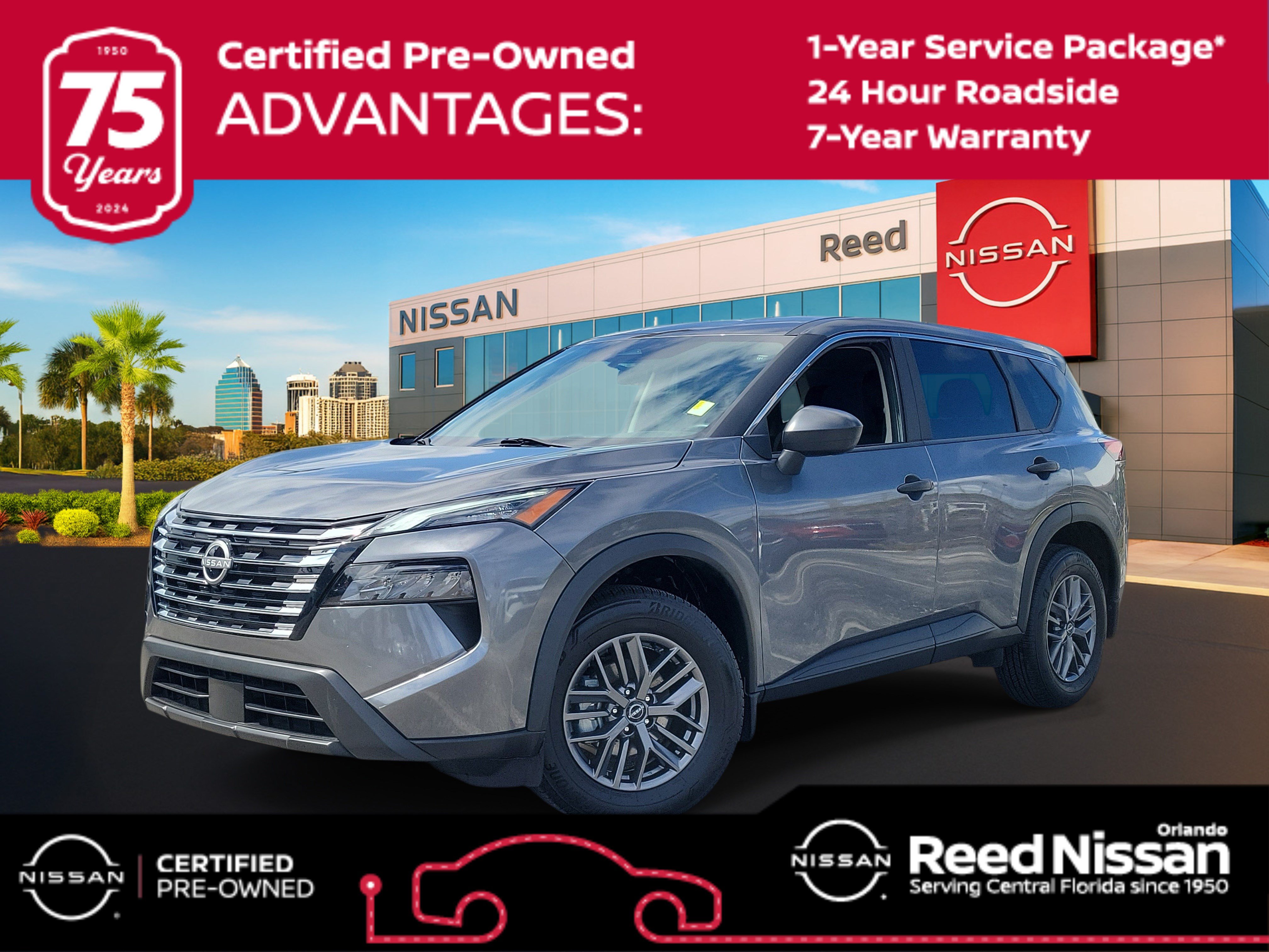 Certified 2024 Nissan Rogue S FWD image 1