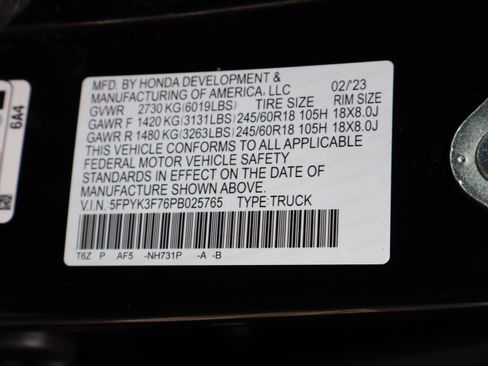 Used 2023 Honda Ridgeline RTL-E image 50