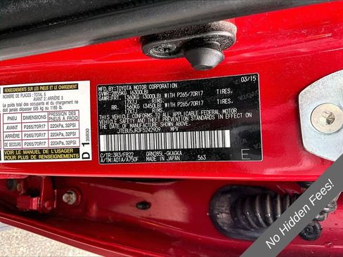 Used 2015 Toyota 4Runner SR5 AWD/4WD image 27