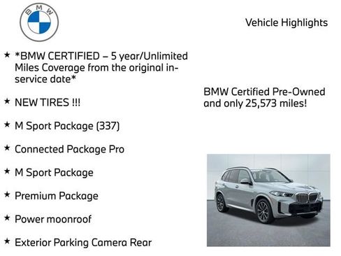 Certified 2024 BMW X5 xDrive40i w/ M Sport Package AWD/4WD image 11
