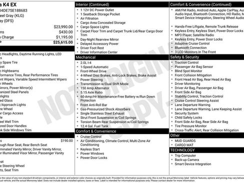 New 2025 Kia K4 EX image 6