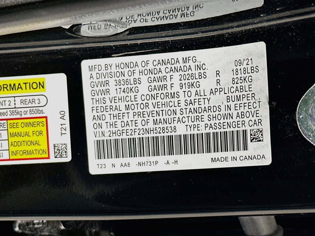 Used 2022 Honda Civic LX image 30