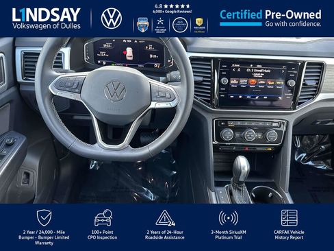 Certified 2023 Volkswagen Atlas SE w/ Black Wheel Package image 10
