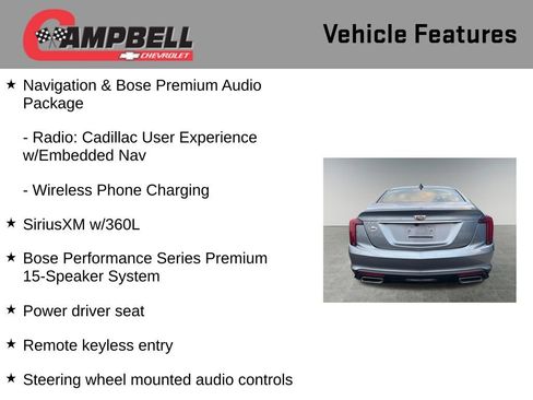 Used 2021 Cadillac CT5 Luxury w/ Sun And Sound Package image 10