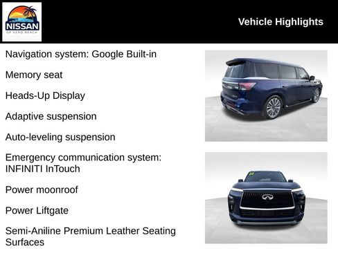 Used 2025 INFINITI QX80 Sensory image 18