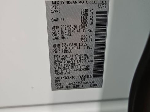 New 2026 Nissan Murano SL image 31