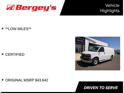 Used 2024 GMC Savana 2500 w/ Driver Convenience Package RWD image 4