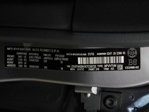 Used 2019 Alfa Romeo Stelvio Ti Sport AWD/4WD image 99