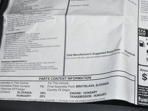 Used 2025 Audi Q7 3.0T Premium w/ Convenience Package image 89