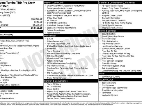 Used 2020 Toyota Tundra TRD Pro image 9