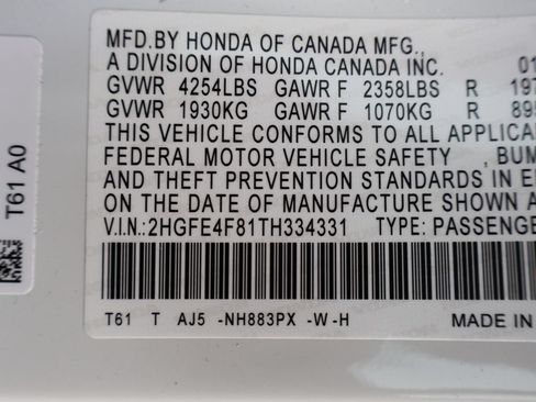 Certified 2026 Honda Civic Sport Touring image 35