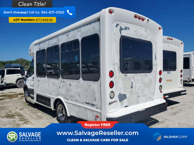 Used 2019 Ford Transit 350 138 DRW w/ Shuttle Bus Prep Package RWD image 3