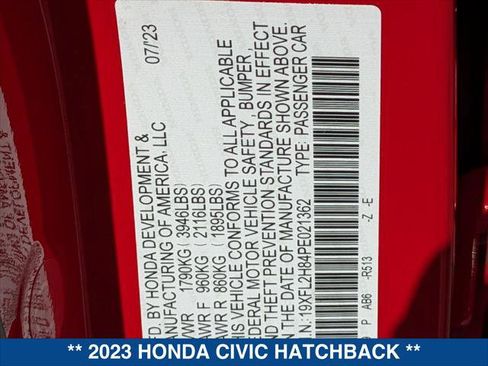 Used 2023 Honda Civic Sport image 24