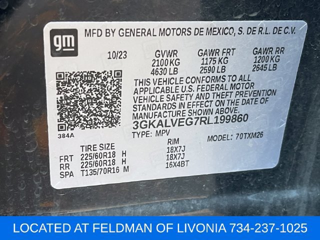 Certified 2024 GMC Terrain SLT w/ LPO, Floor Liner Package AWD/4WD image 33