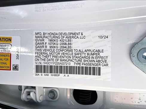 Used 2025 Honda Accord LX image 16