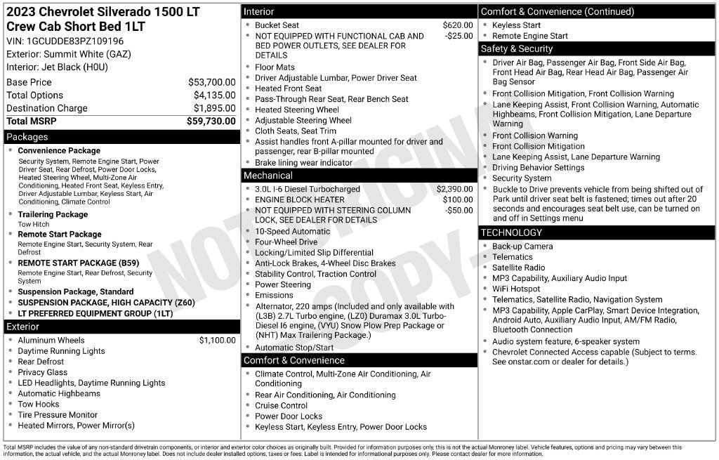 Used 2023 Chevrolet Silverado 1500 LT AWD/4WD image 7