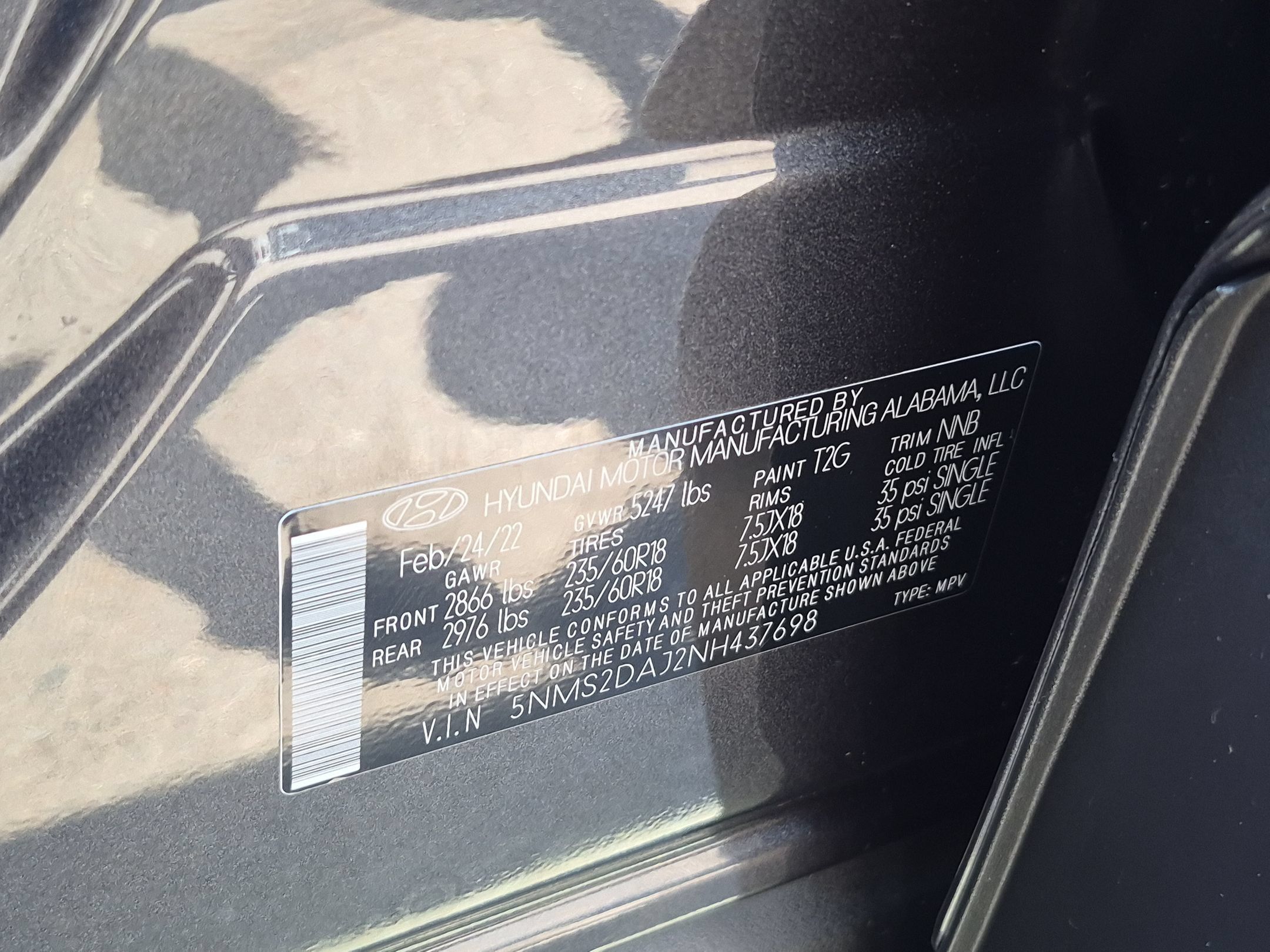 Used 2022 Hyundai Santa Fe SEL w/ Cargo Package AWD/4WD image 24
