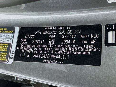 Used 2022 Kia Forte LXS image 18