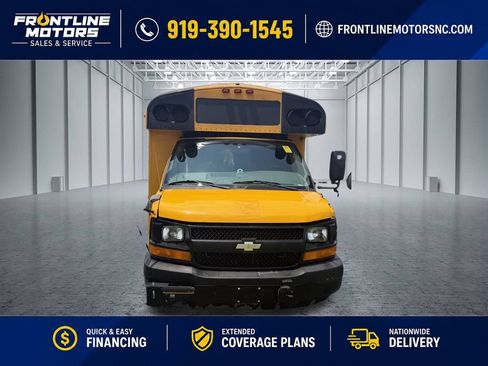 Used 2012 Chevrolet Express 4500 w/ School Bus Package RWD image 3
