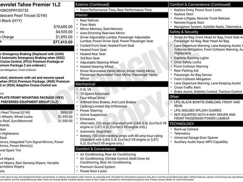 Used 2023 Chevrolet Tahoe Premier AWD/4WD image 21