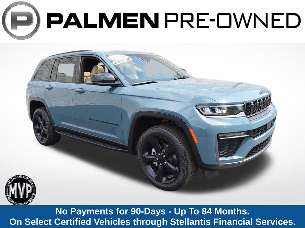 Certified 2026 Jeep Grand Cherokee Limited w/ Limited Altitude Package AWD/4WD image 1