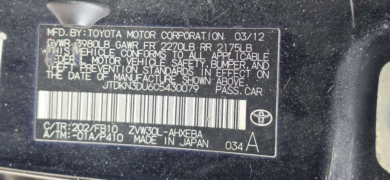 Used 2012 Toyota Prius Two FWD image 10
