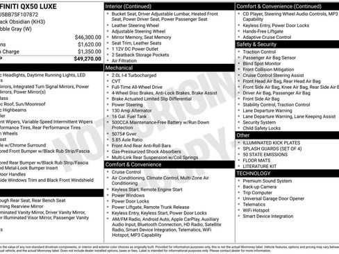 Certified 2025 INFINITI QX50 Luxe image 32