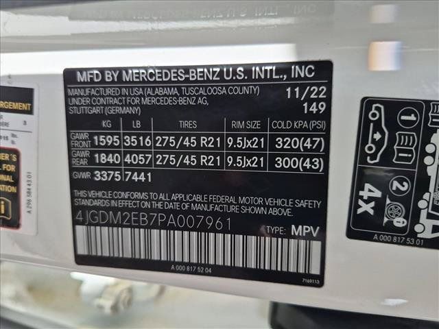 Certified 2023 Mercedes-Benz EQS 450+ 4MATIC SUV image 26