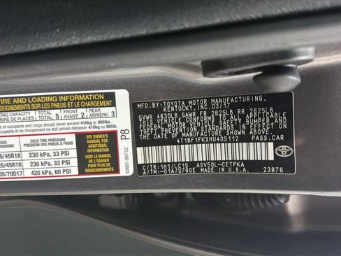 Used 2017 Toyota Camry XSE w/ Moonroof Package FWD image 24