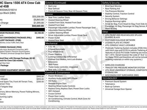 Used 2019 GMC Sierra 1500 AT4 w/ AT4 Premium Package AWD/4WD image 5
