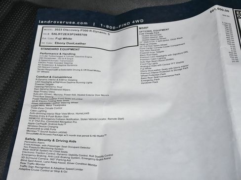 Used 2023 Land Rover Discovery S R-Dynamic image 80