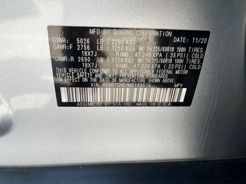 Used 2021 Subaru Outback Limited XT w/ Popular Package #2 AWD/4WD image 27