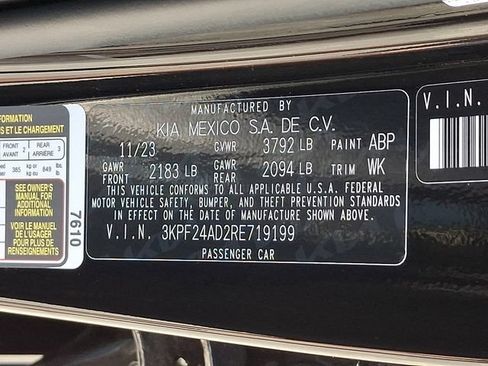 Certified 2024 Kia Forte LXS w/ LXS Technology Package FWD image 26