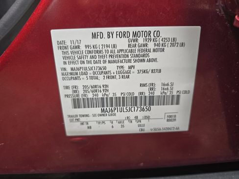 Used 2018 Ford EcoSport SE w/ SE Convenience Package AWD/4WD image 36