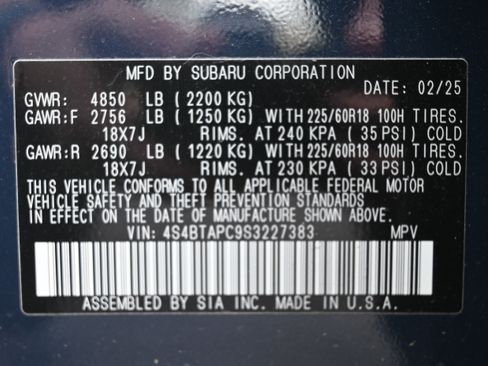 Certified 2025 Subaru Outback Touring w/ Popular Package #2 image 37