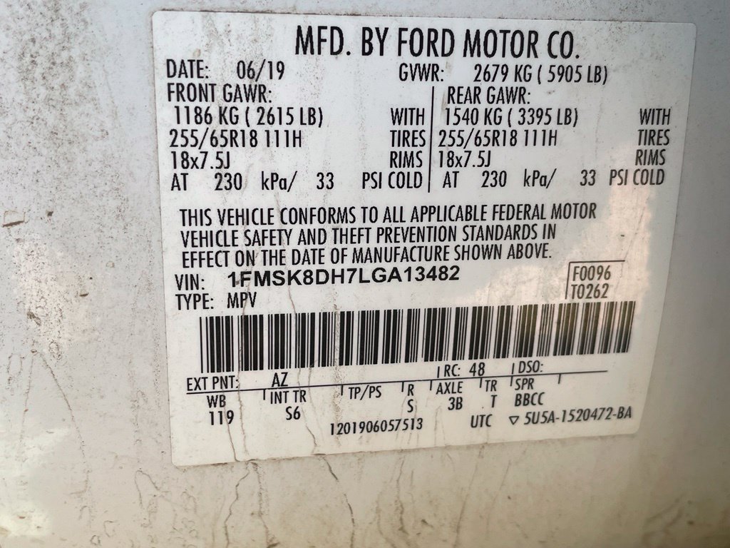 Used 2020 Ford Explorer XLT w/ Equipment Group 202A AWD/4WD image 34