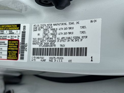 Used 2024 Toyota Tundra SR5 w/ SR5 Convenience Package image 44