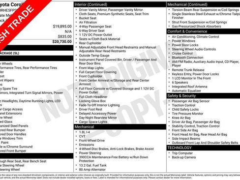 Used 2015 Toyota Corolla S image 9