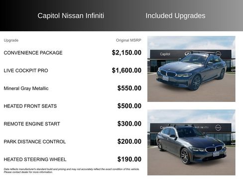 Used 2019 BMW 330i xDrive Sedan w/ Convenience Package image 8