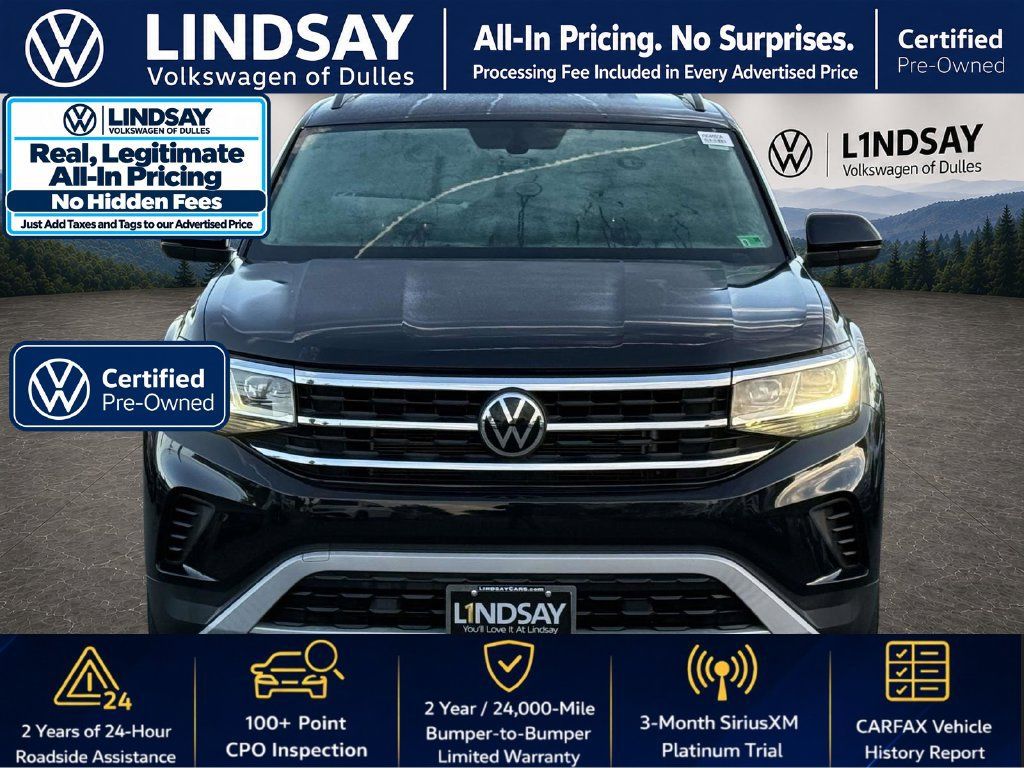 Used 2021 Volkswagen Atlas S AWD/4WD image 3