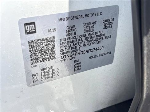 Used 2025 Chevrolet Tahoe Z71 AWD/4WD image 27