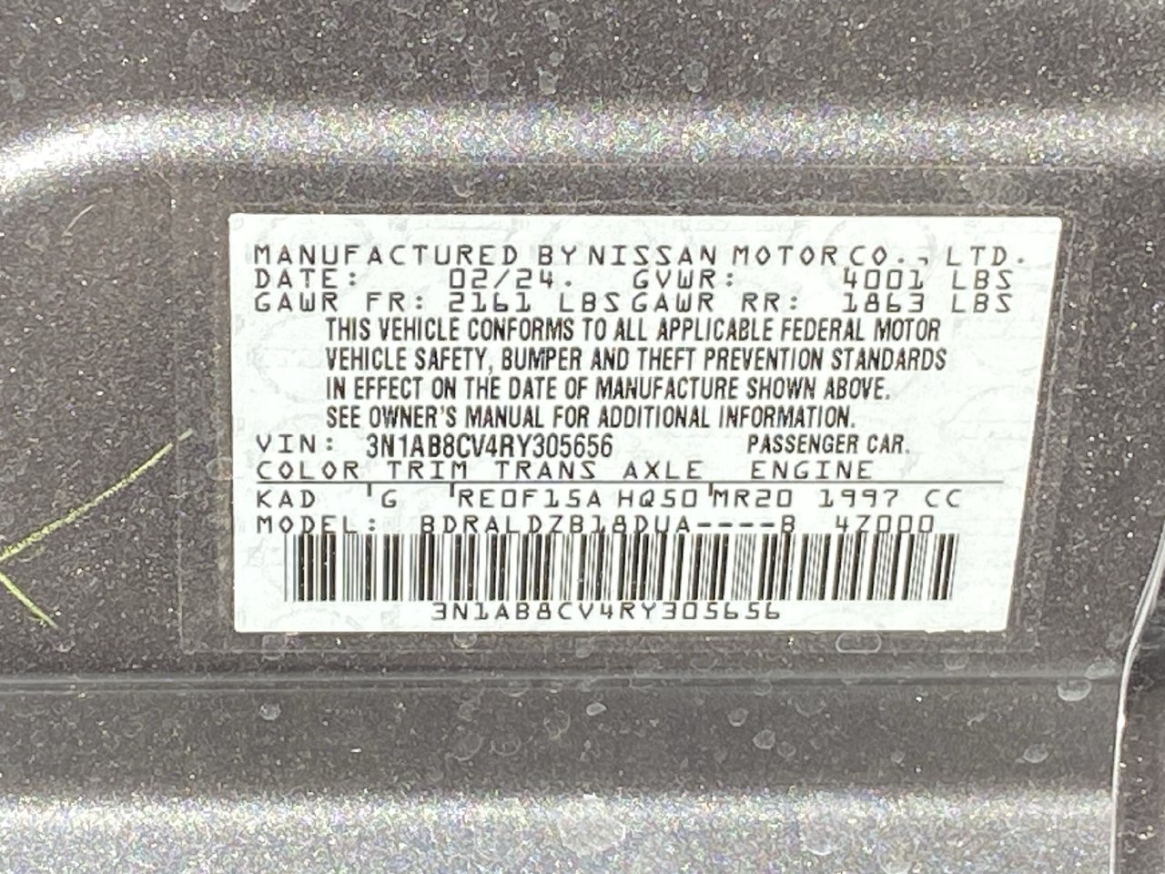 Certified 2024 Nissan Sentra SV FWD image 12