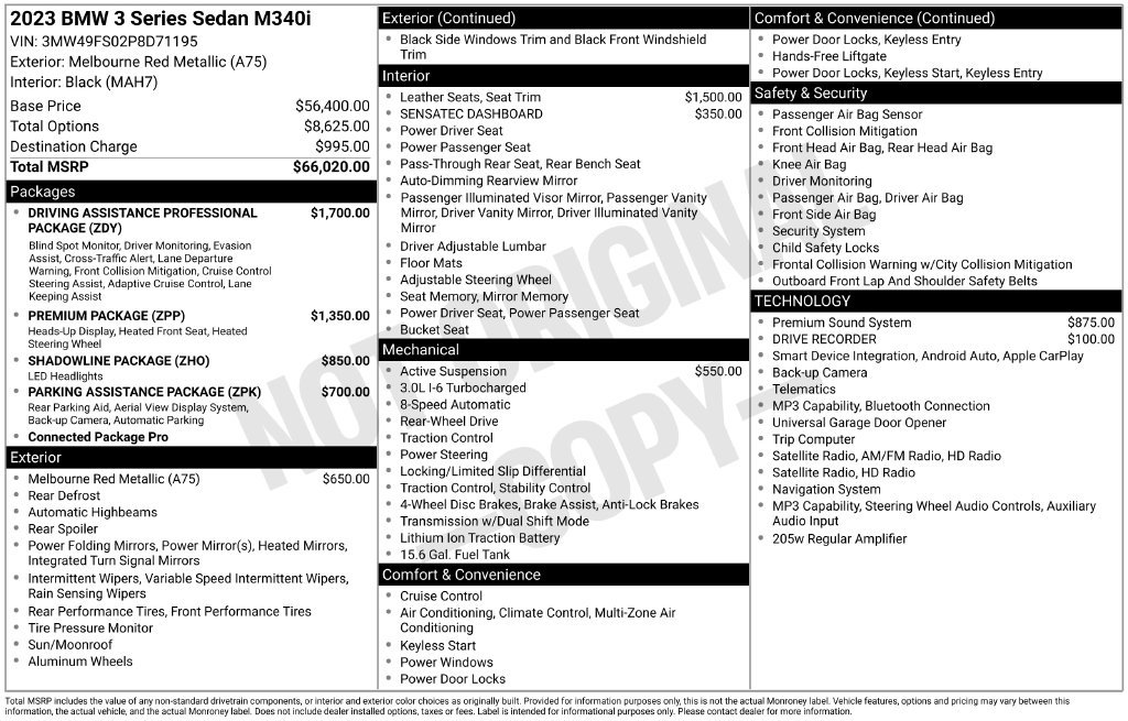 Certified 2023 BMW M340i RWD image 29