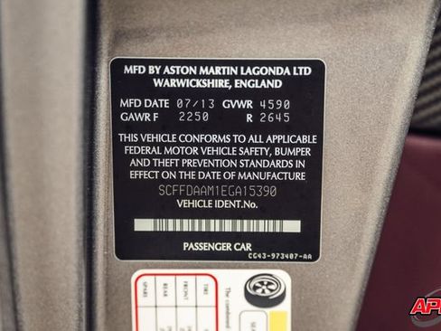Used 2014 Aston Martin DB9 Coupe RWD image 74