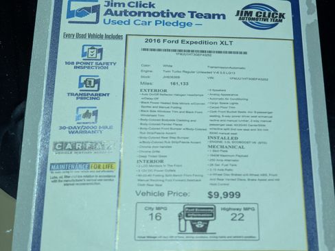 Used 2016 Ford Expedition XLT RWD image 14