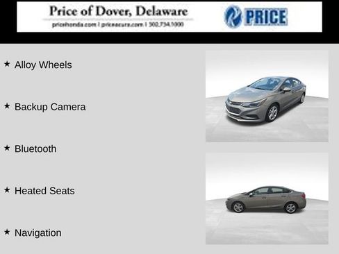 Used 2017 Chevrolet Cruze LT w/ Sun And Sound Package image 2